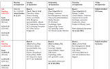 Practice Exam Timetable 2016