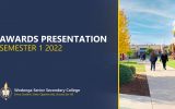Awards Presentation Semester 1 2022