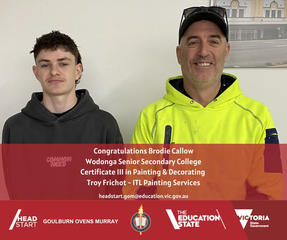 School Based Apprenticeship – Brodie Callow